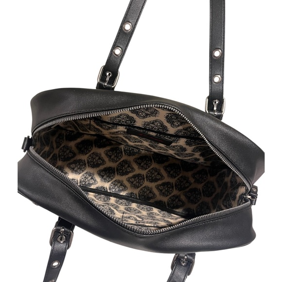 Ed Hardy Geisha Vegan Leather Satchel Crossbody Bag - Picture 6 of 7